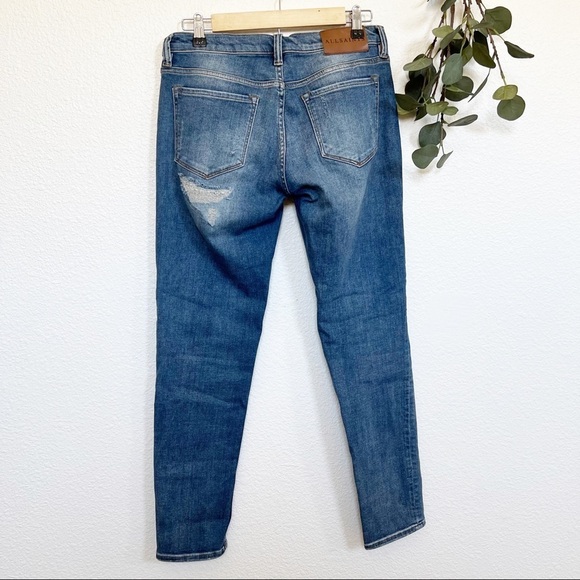 All Saints- Women’s Low Rise Slim Boys Jeans Size 27 - Picture 3 of 7